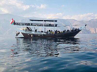 Musandam Khasab full day dhow cruise